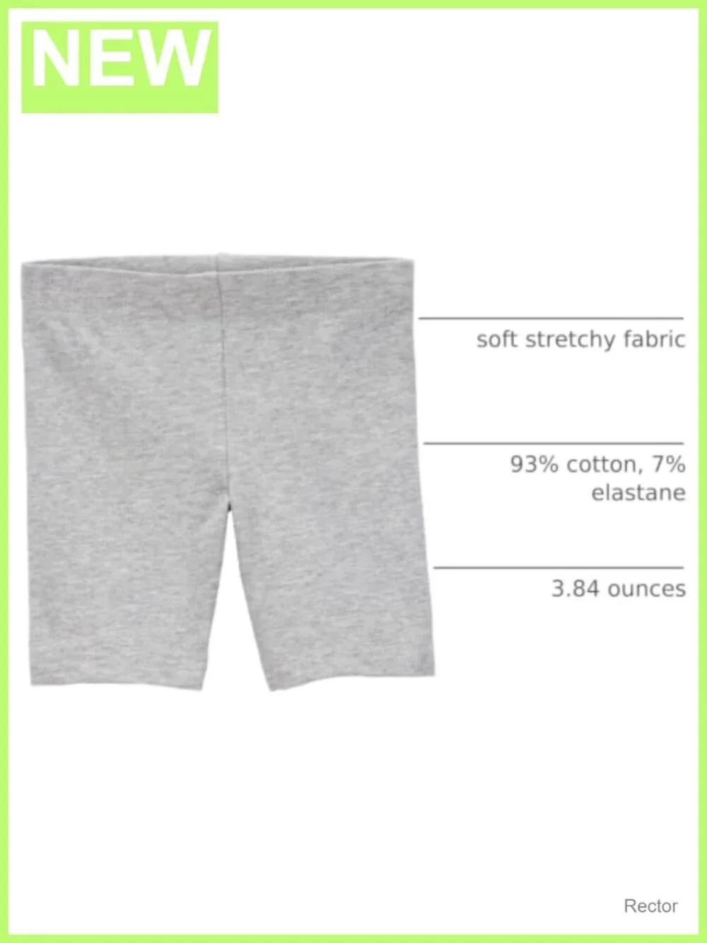 3-Pack Baby Girls Bike Shorts Fitted Stretchy Comfortable Play